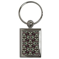 Geometric Grunge Key Chain (rectangle) by dflcprints