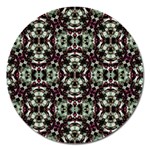 Geometric Grunge Magnet 5  (Round) Front