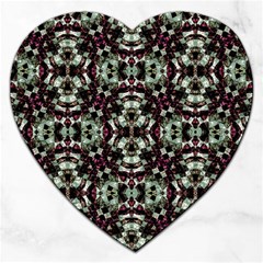 Geometric Grunge Jigsaw Puzzle (Heart)