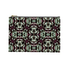 Geometric Grunge Cosmetic Bag (large) by dflcprints