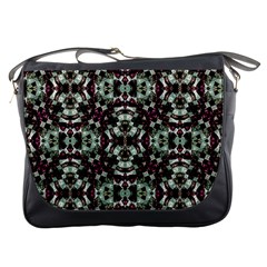 Geometric Grunge Messenger Bag by dflcprints