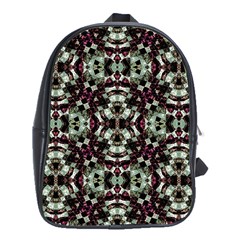 Geometric Grunge School Bag (xl) by dflcprints