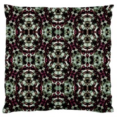 Geometric Grunge Large Flano Cushion Case (one Side) by dflcprints