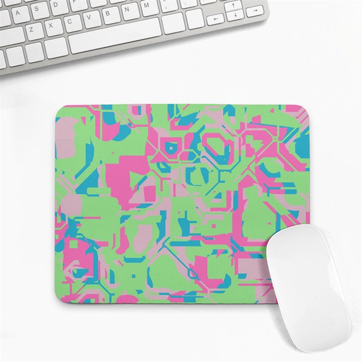 Pastel chaos Small Mousepad