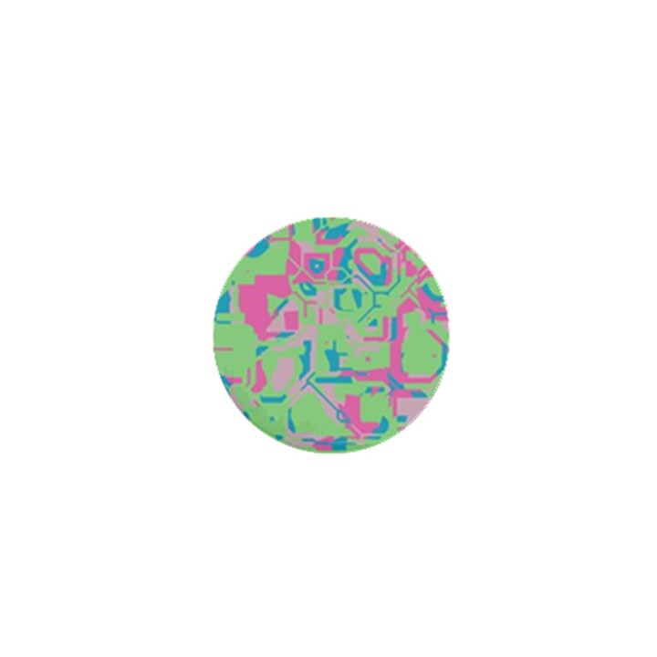 Pastel chaos 1  Mini Button