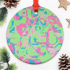 Pastel Chaos Ornament (round)