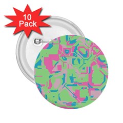 Pastel Chaos 2 25  Button (10 Pack)