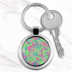 Pastel Chaos Key Chain (round)