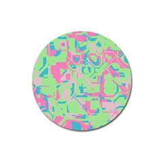 Pastel Chaos Magnet 3  (round)