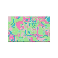 Pastel Chaos Sticker Rectangular (100 Pack)