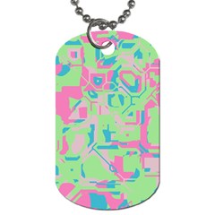 Pastel Chaos Dog Tag (two Sides)