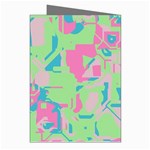 Pastel chaos Greeting Cards (Pkg of 8) Right