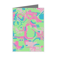 Pastel Chaos Mini Greeting Card