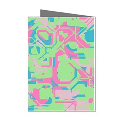 Pastel Chaos Mini Greeting Cards (pkg Of 8) by LalyLauraFLM