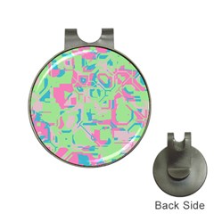 Pastel Chaos Golf Ball Marker Hat Clip