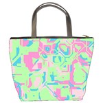 Pastel chaos Bucket Bag Back