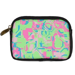 Pastel Chaos Digital Camera Leather Case