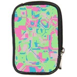 Pastel chaos Compact Camera Leather Case Front