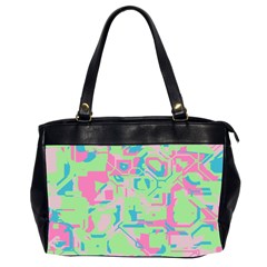 Pastel Chaos Oversize Office Handbag (two Sides)