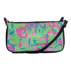 Pastel Chaos Shoulder Clutch Bag