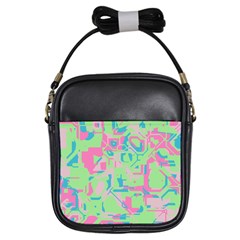 Pastel Chaos Girls Sling Bag