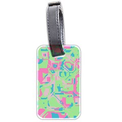 Pastel Chaos Luggage Tag (two Sides) by LalyLauraFLM