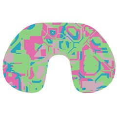 Pastel Chaos Travel Neck Pillow