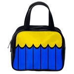 Colorful curtain Classic Handbag (One Side) Front