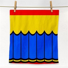 Colorful Curtain Face Towel by LalyLauraFLM