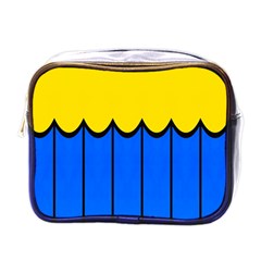 Colorful Curtain Mini Toiletries Bag (one Side)