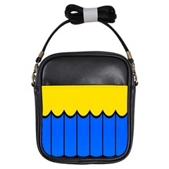 Colorful Curtain Girls Sling Bag