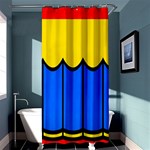 Colorful curtain 	Shower Curtain 36  x 72  Curtain(36 X72 ) - 33.26 x66.24  Curtain(36 X72 )