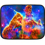 Cosmic Mind Mini Fleece Blanket (Two Sided) 35 x27  Blanket Front