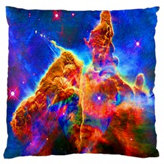 Cosmic Mind Large Flano Cushion Case (two Sides) by icarusismartdesigns