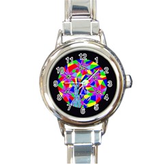 Star Seeker Round Italian Charm Watch by icarusismartdesigns