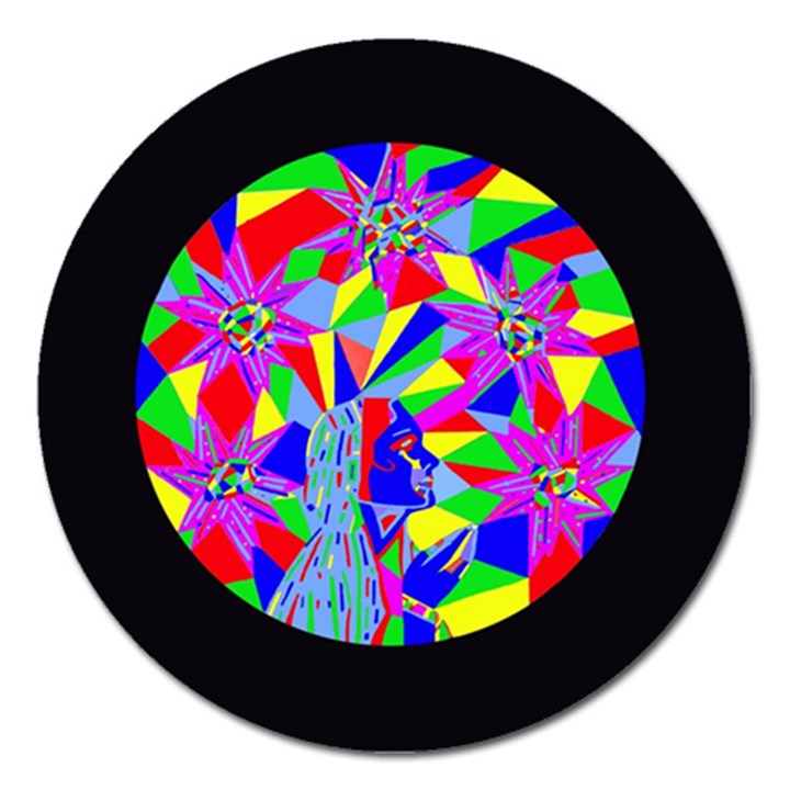 Star Seeker Magnet 5  (Round)