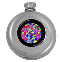 Star Seeker Hip Flask (round) by icarusismartdesigns