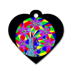 Star Seeker Dog Tag Heart (one Sided)  by icarusismartdesigns