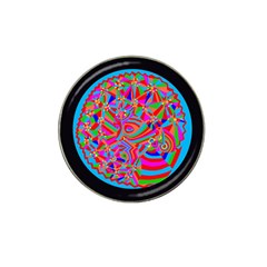 Magical Trance Golf Ball Marker (for Hat Clip) by icarusismartdesigns