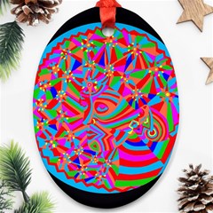 Magical Trance Oval Ornament (two Sides) by icarusismartdesigns