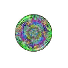 Hypnotic Star Burst Fractal Golf Ball Marker 10 Pack (for Hat Clip)