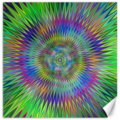 Hypnotic Star Burst Fractal Canvas 20  x 20  (Unframed)