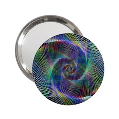 Psychedelic Spiral Handbag Mirror (2 25 )