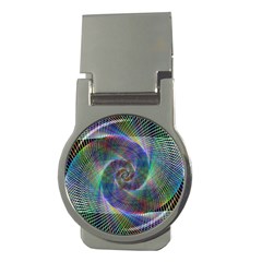 Psychedelic Spiral Money Clip (round)