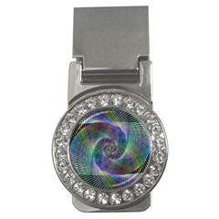 Psychedelic Spiral Money Clip (cz)