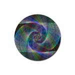 Psychedelic Spiral Drink Coasters 4 Pack (Round) Front