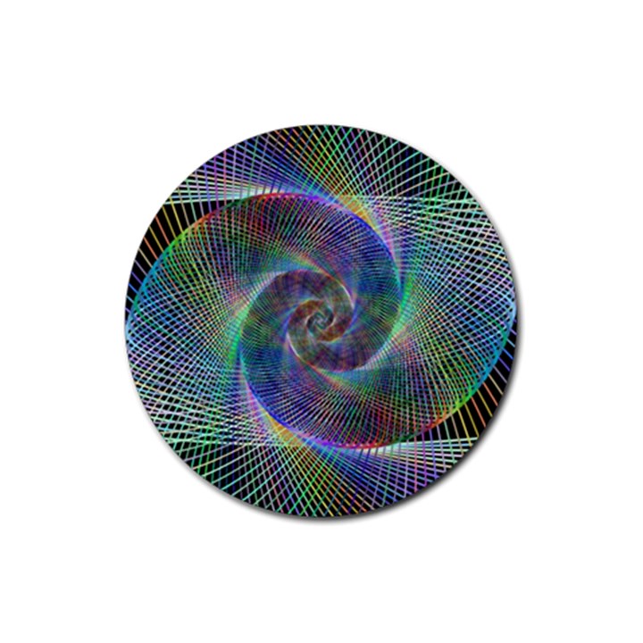 Psychedelic Spiral Drink Coasters 4 Pack (Round)