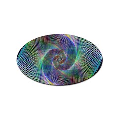 Psychedelic Spiral Sticker (oval)