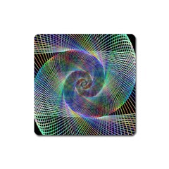 Psychedelic Spiral Magnet (square) by StuffOrSomething