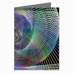 Psychedelic Spiral Greeting Card by StuffOrSomething